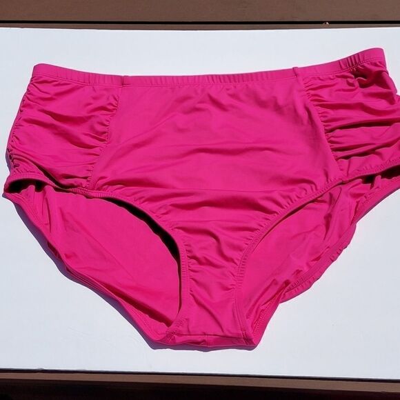 La Blanca Pink Island Goddess High Waist Bottom - Picture 2 of 7